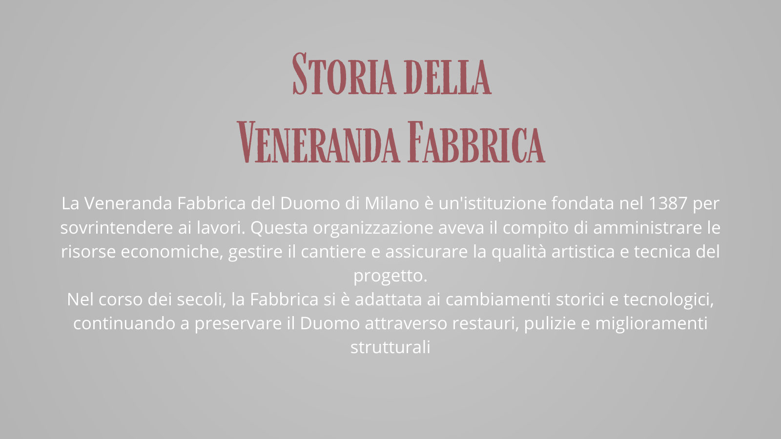 Adotta una guglia — slide 3